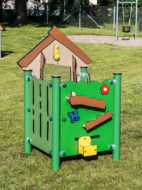 Miniplay Noa with sand slide on lawn Miniplay Noa with sand slide on lawn